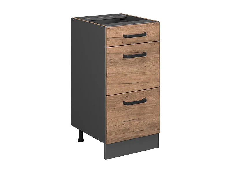 Mueble bajo de cocina roble dorado 40x46x81.6 r-line