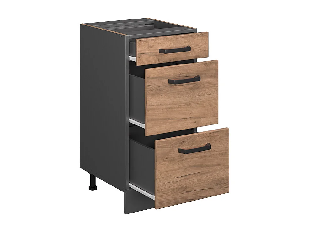 Meuble cuisine chêne de force doré 40x46x81.6 r-line