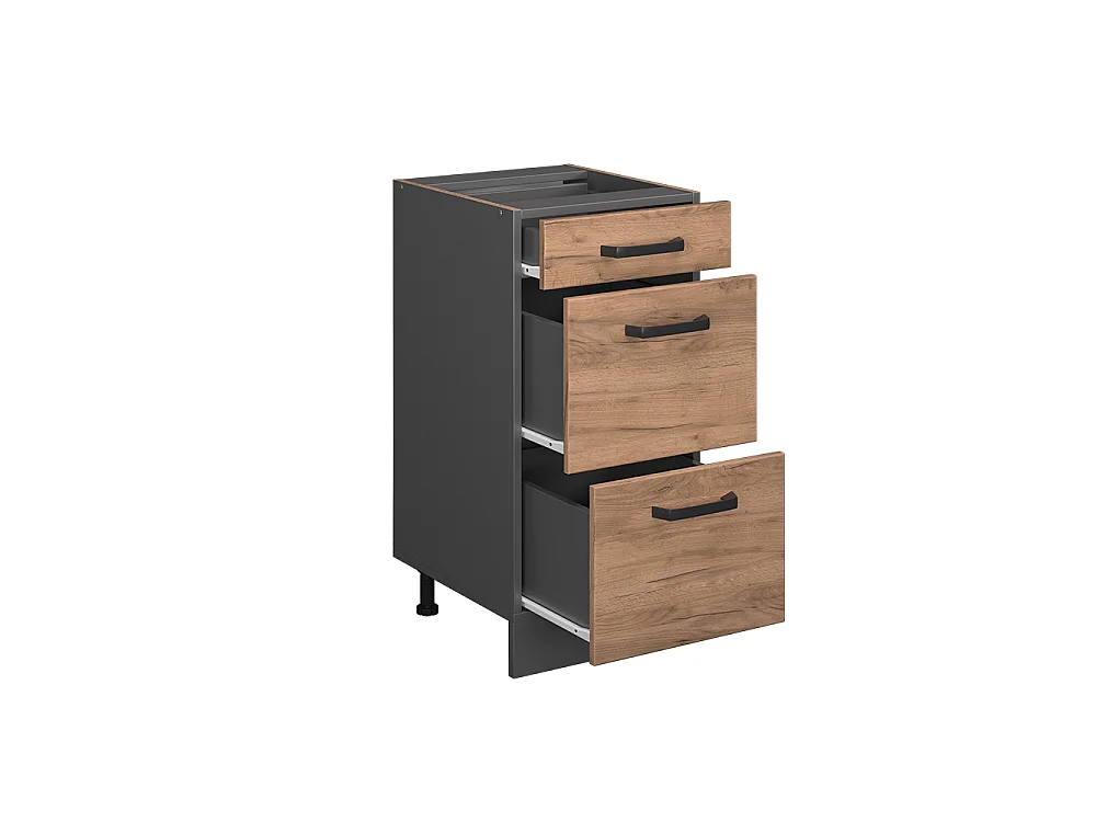 Meuble cuisine chêne de force doré 40x46x81.6 r-line