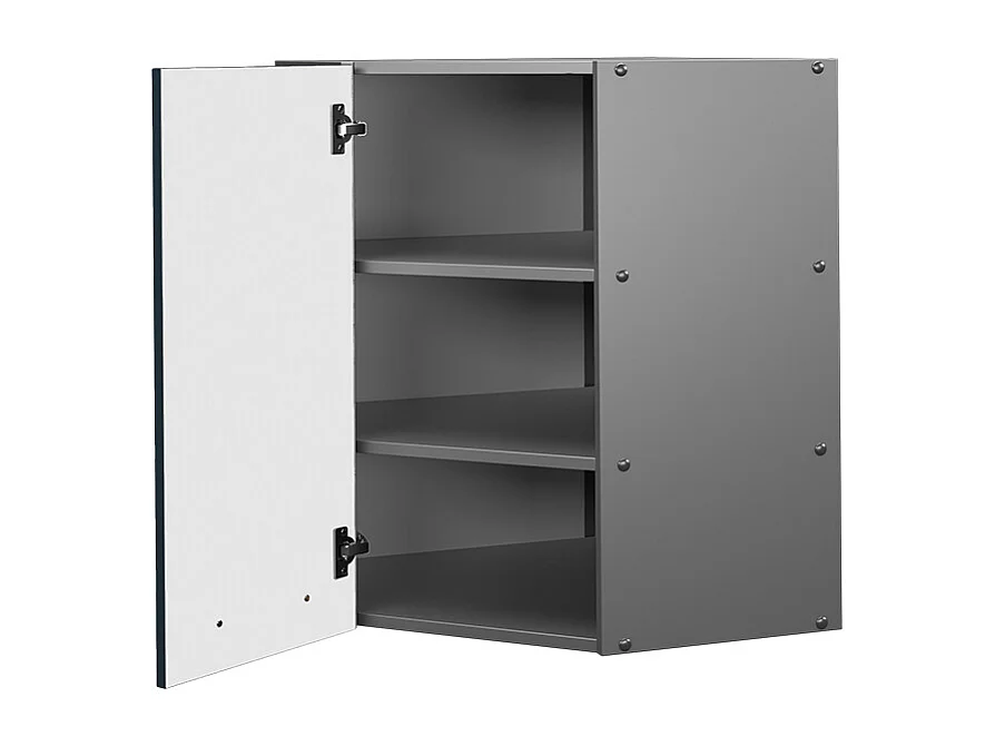 Elément haut de cuisine bleu foncé brillant 57x34.1x72 fame-line