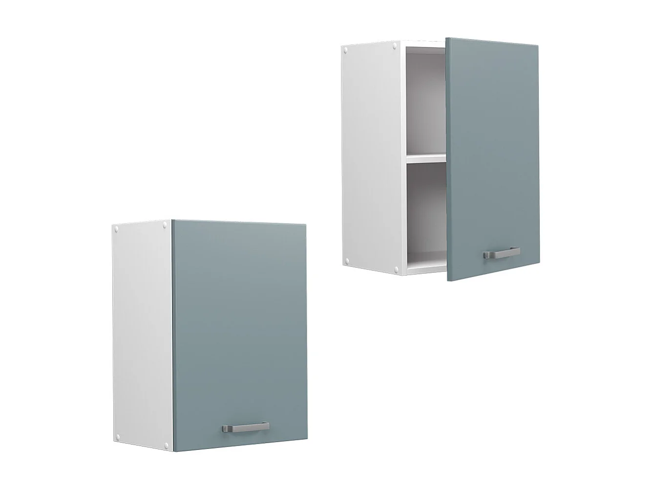 Armario colgante gris azulado 45x31x60 r-line