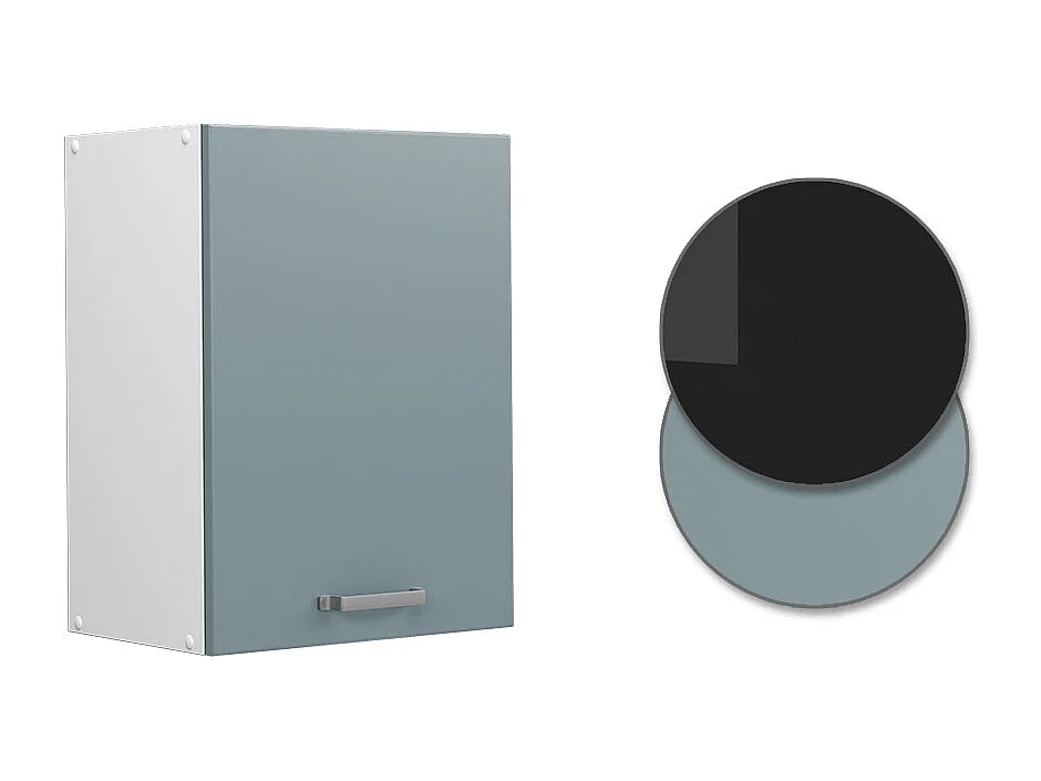 Armario colgante gris azulado 45x31x60 r-line