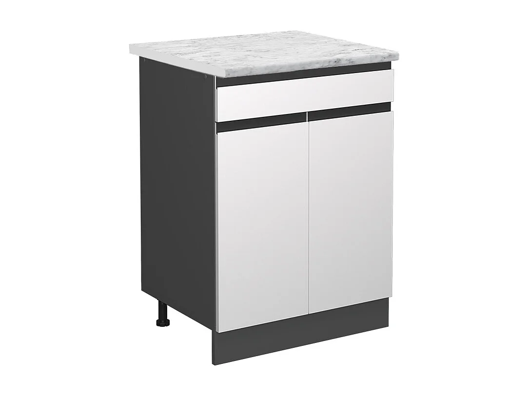 Mueble bajo de cocina blanco 60x60x81.6 r-line