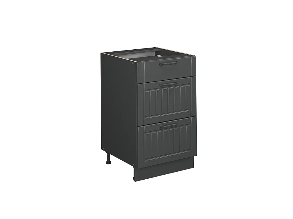 Køkkenskab mørkegrå 50x51.6x82 fame-line