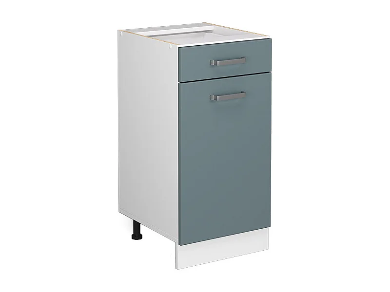 Mueble bajo de cocina gris azulado 40x46x81.6 r-line
