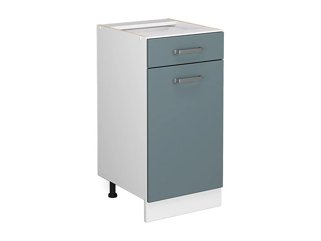 Mobiletto base per cucina grigio-blu 40x46x81.6 r-line