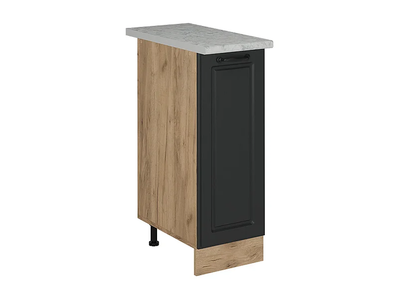 Meuble de cuisine anthracite campagne 30x60x81.6 r-line
