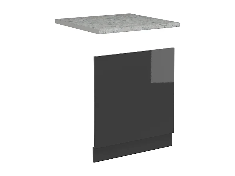 Façade anthracite haute brillance 60x1.6x57.2 r-line