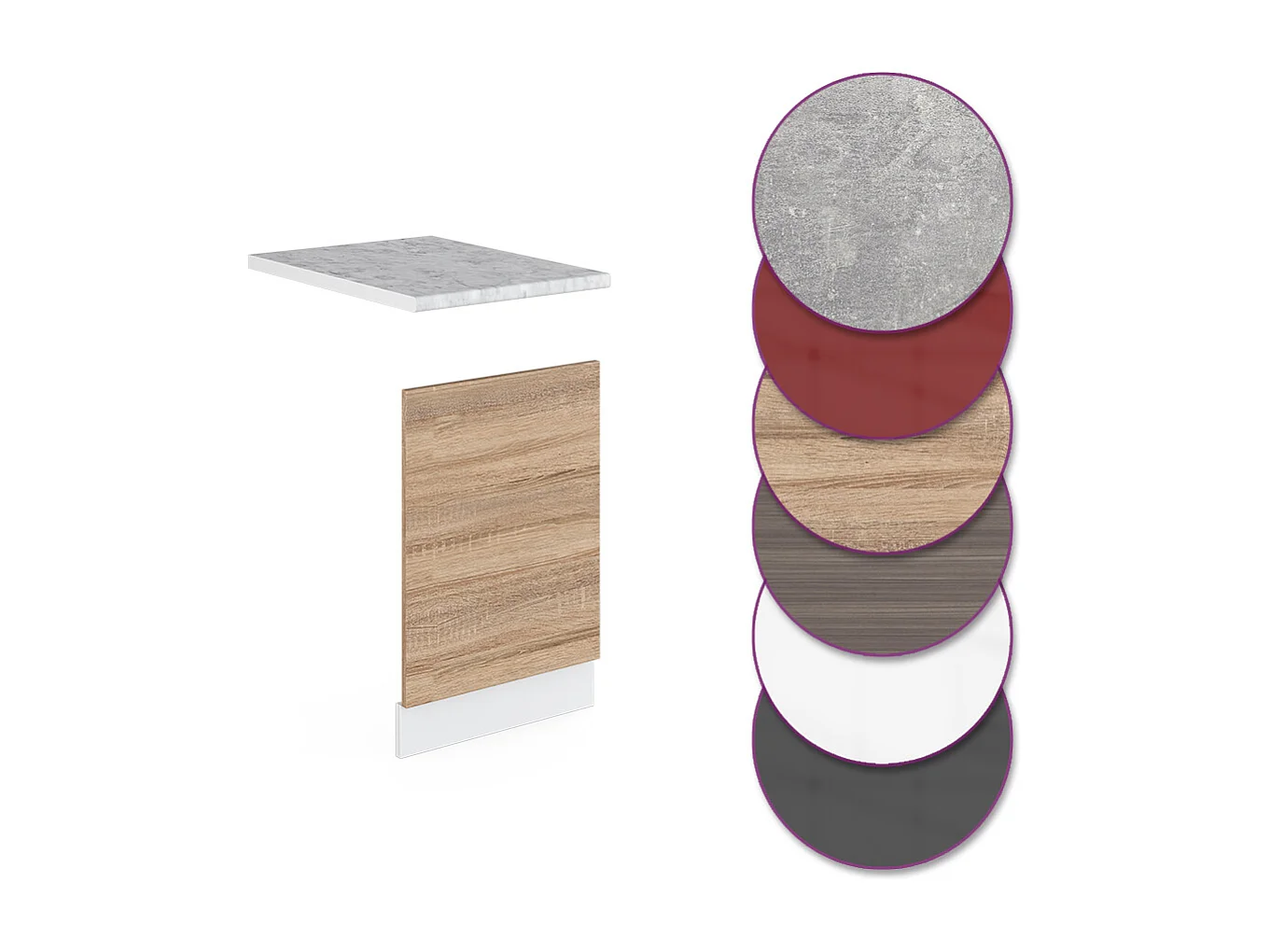 Frontpaneel sonoma 45x1.6x57.2 r-line