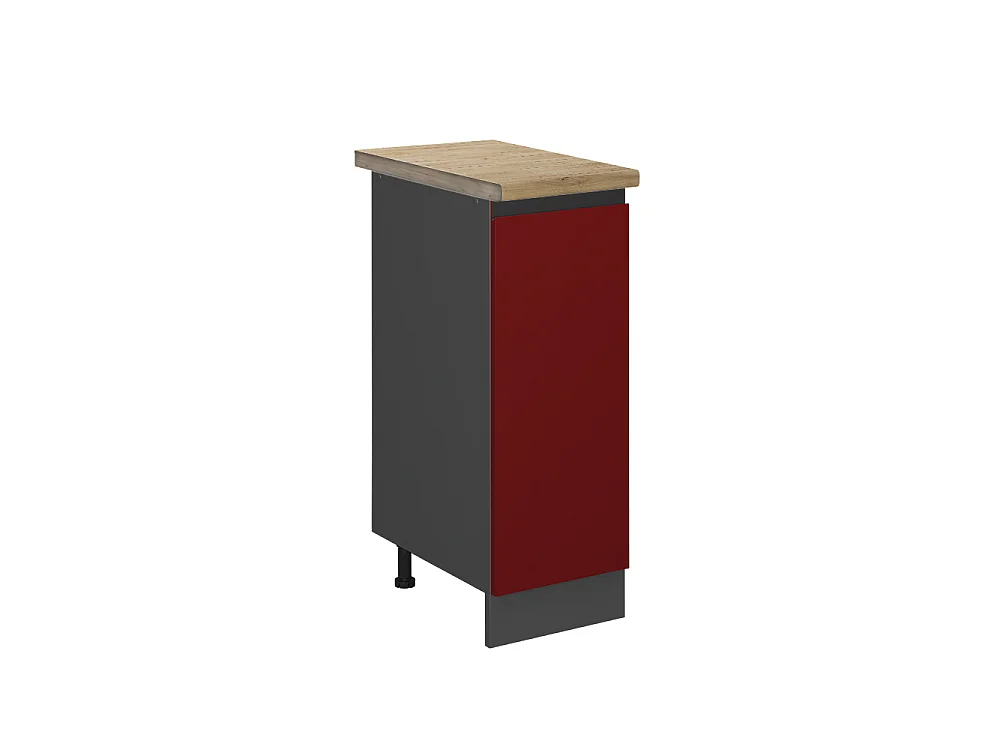 Apotheekkast rood 30x60x81.6 r-line