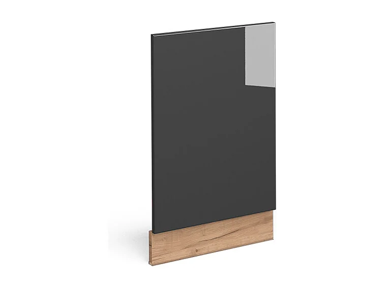 Panel frontal antracita alto brillo 45x1.6x67.4 fame-line