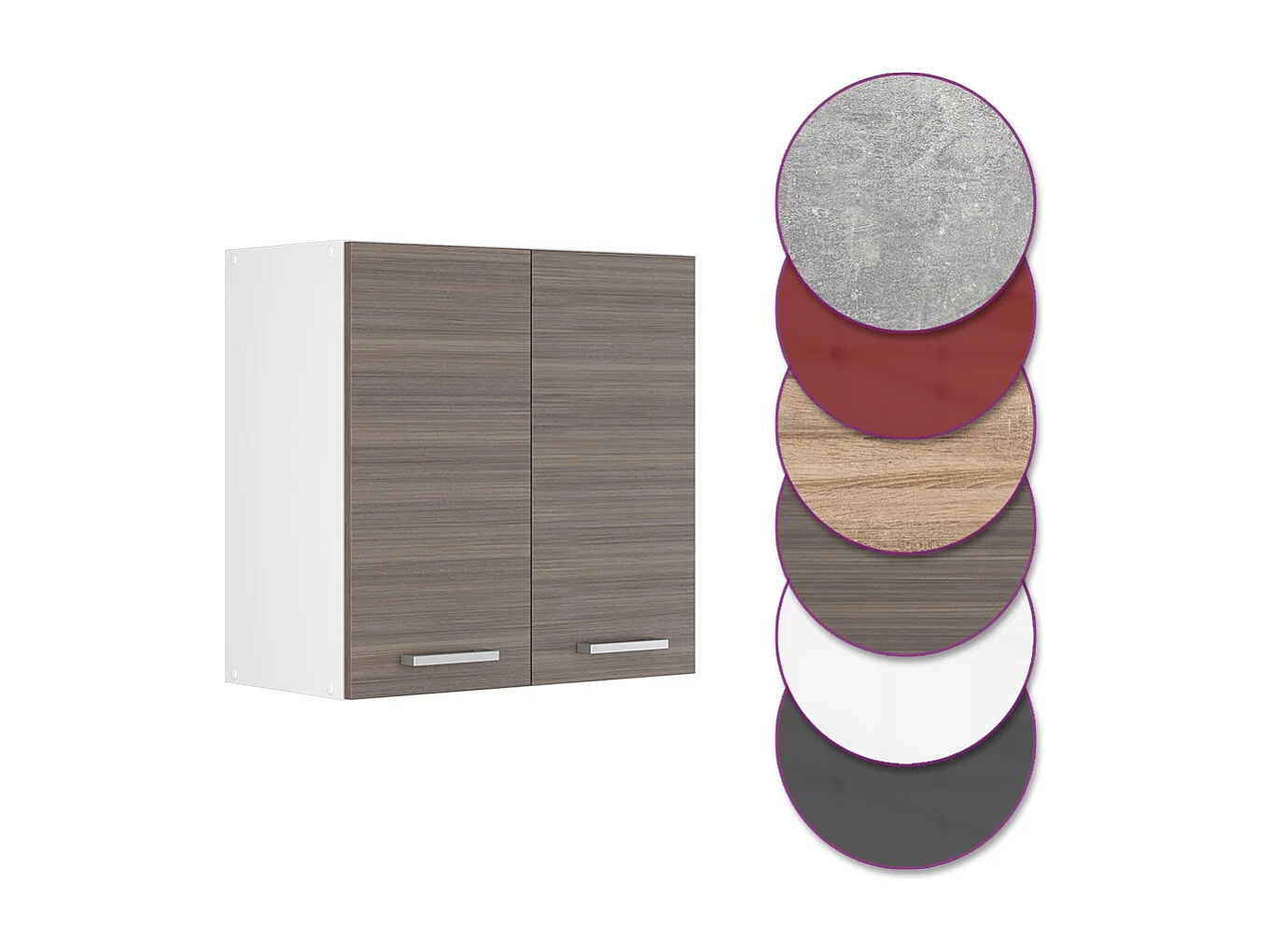 Armario colgante gris noble 60x31x60 r-line