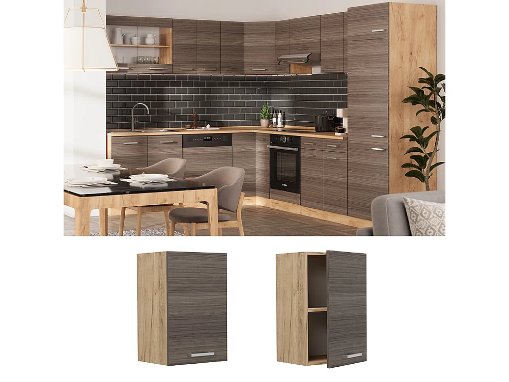 Hangkast edel grijs 40x31x60 r-line