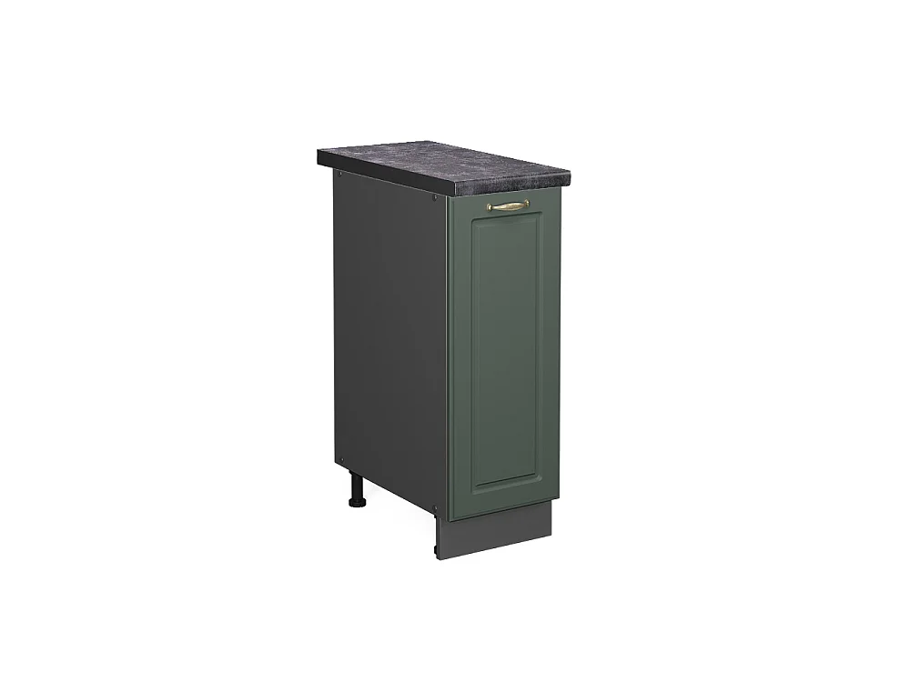Apotheekkast groen-goud landhuis 30x60x82 fame-line