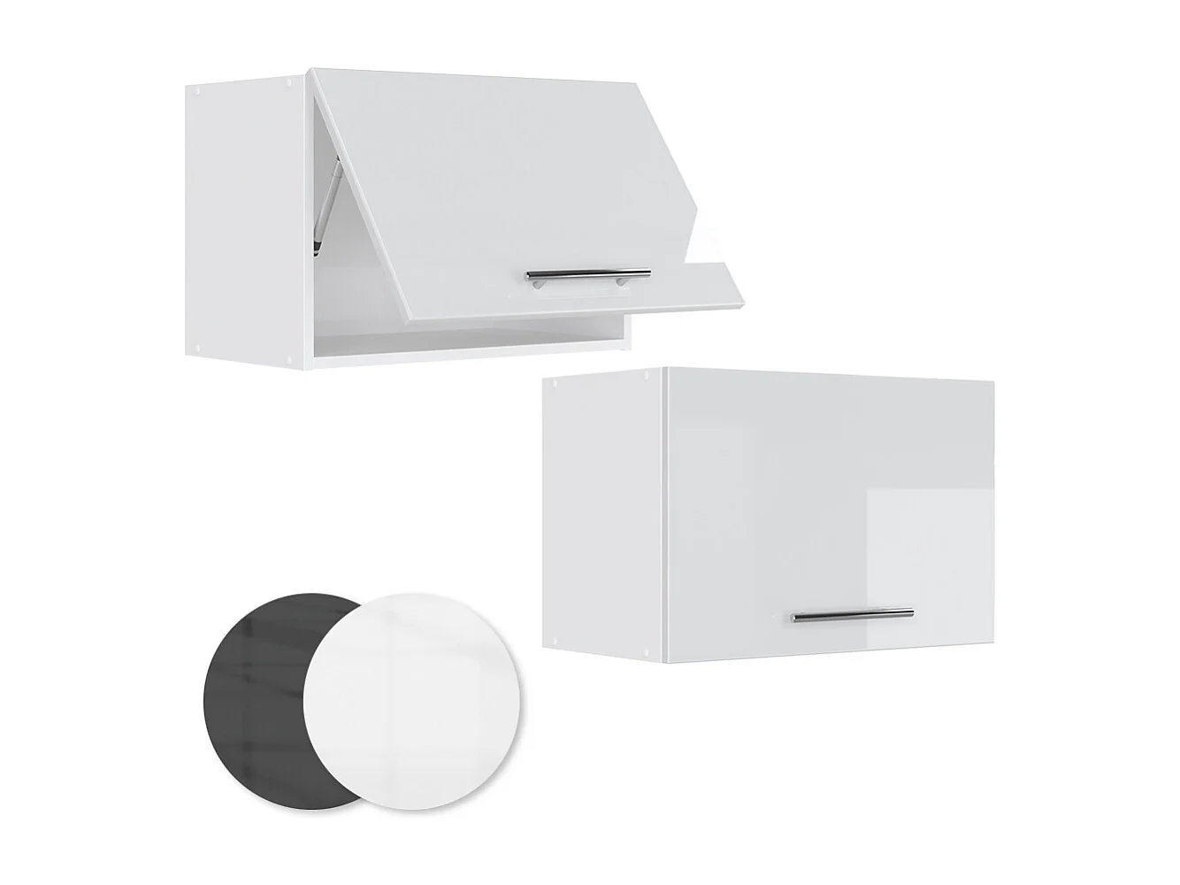 Armario colgante blanco alto brillo 60x34.1x40 fame-line