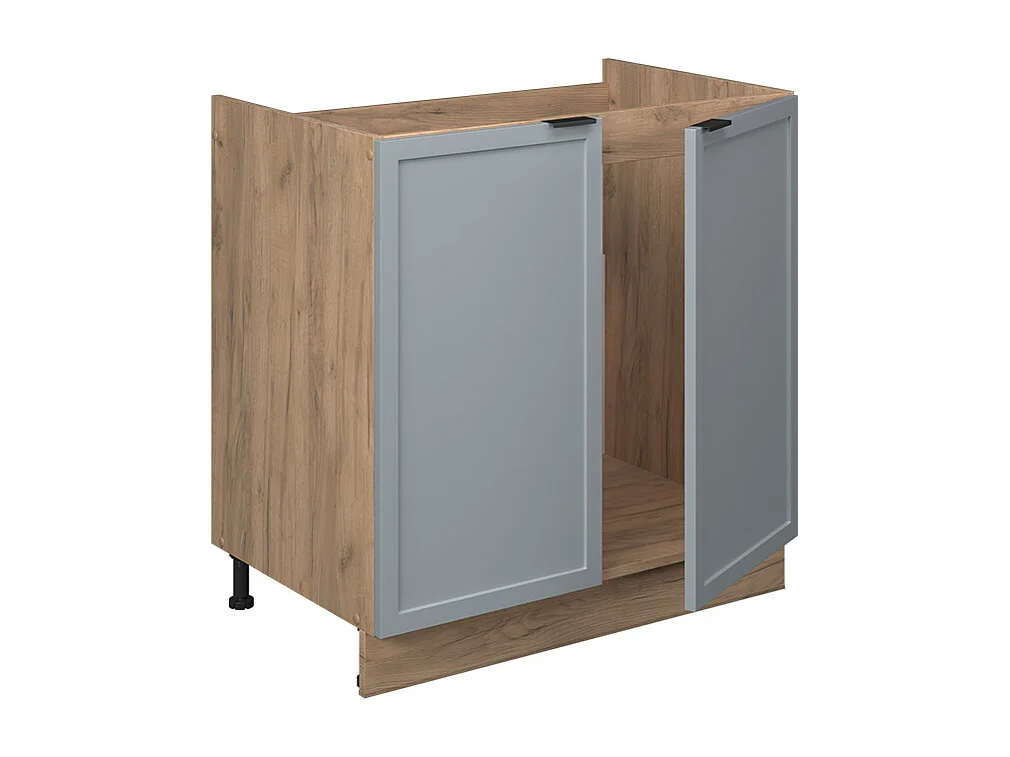 Szafka pod zlew jasnoniebiesko-szary 80x51.6x82 fame-line