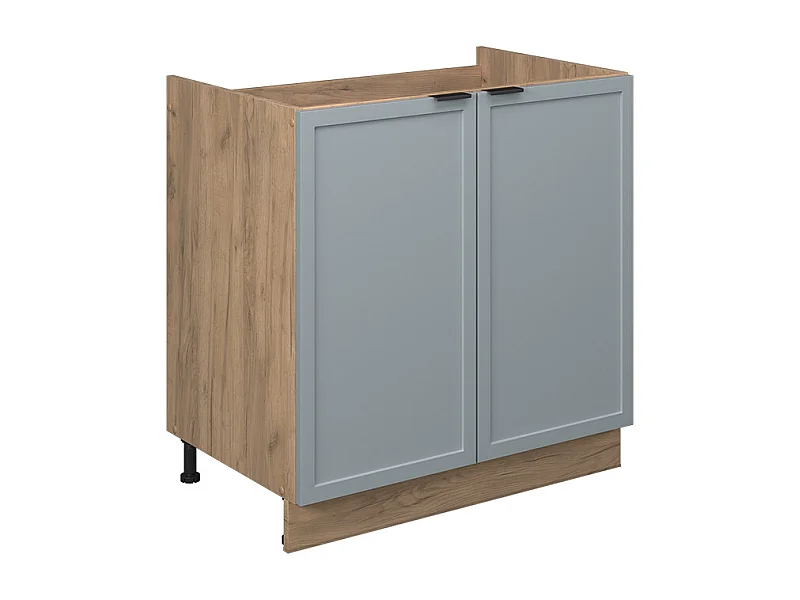 Szafka pod zlew jasnoniebiesko-szary 80x51.6x82 fame-line