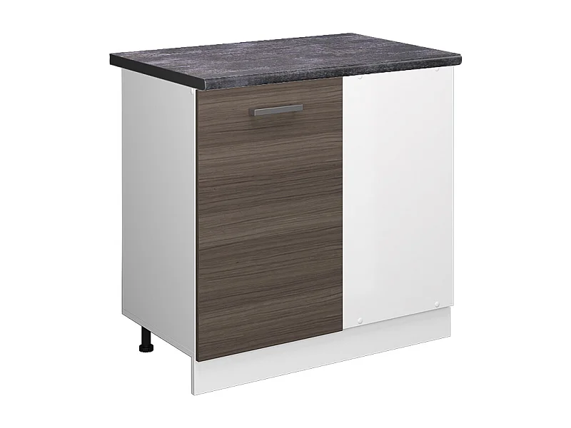 Mobile ad angolo cucina grigio nobile 86x60x81.6 r-line