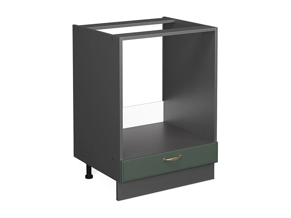 Armario para horno empotrado verde dorado casa de campo 60x51.6x82 fame-line