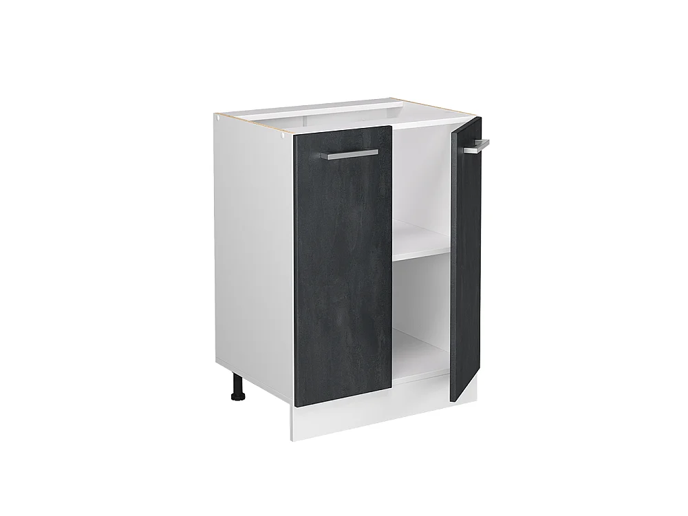 Mobiletto base cucina Calce nera 60x46x81.6 r-line