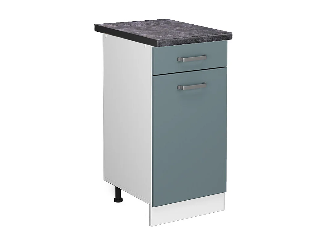 Mueble bajo de cocina gris azulado 40x60x81.6 r-line