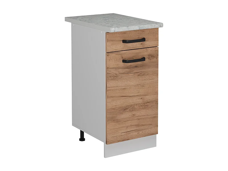 Mueble bajo de cocina roble dorado 40x60x81.6 r-line