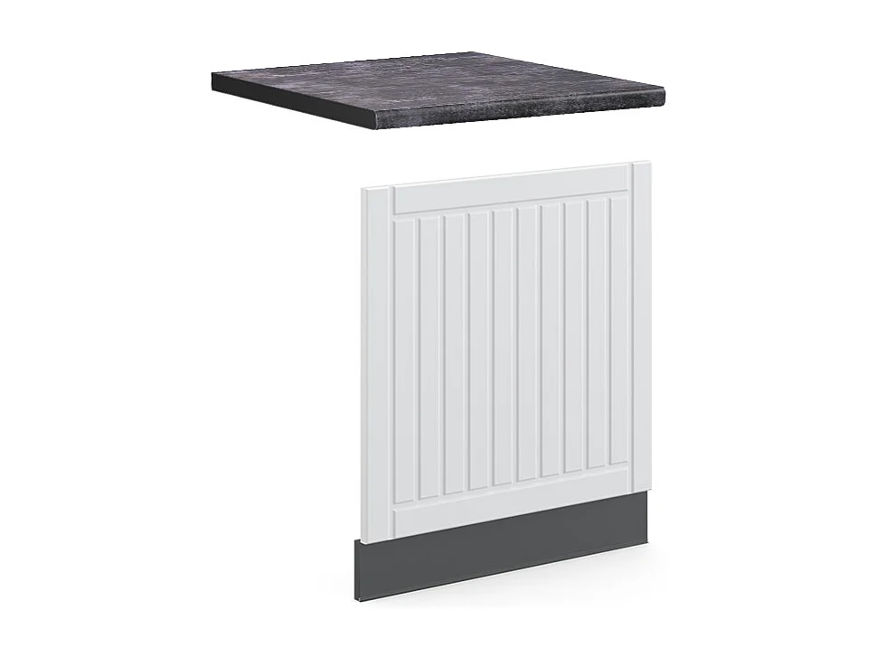 Panel frontal blanco casa de campo 60x1.6x67.4 fame-line