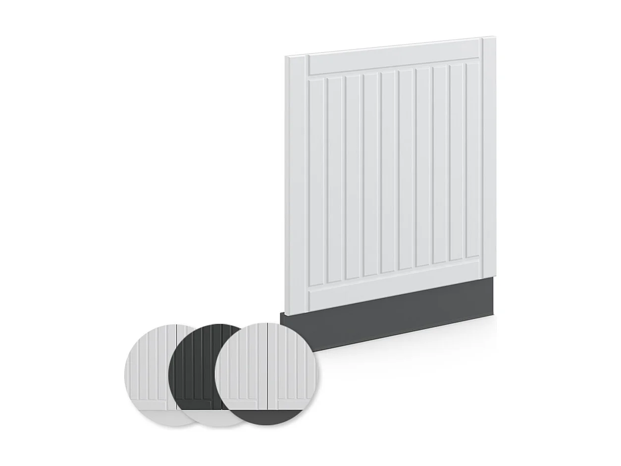 Panel frontal blanco casa de campo 60x1.6x67.4 fame-line