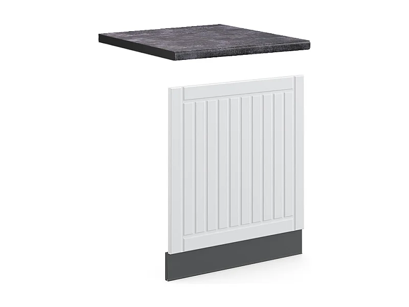 Painel frontal casa de campo branca 60x1.6x67.4 fame-line