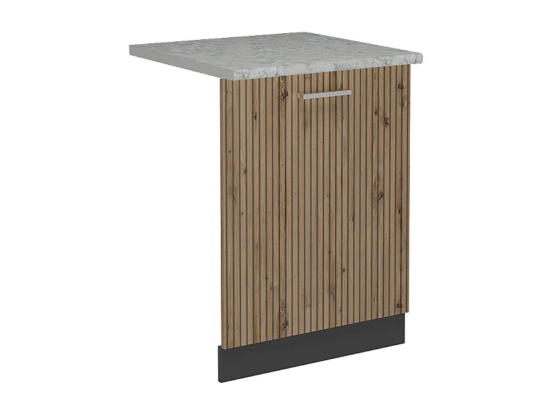 Façade de lave-vaisselle chêne artisan 60x1.6x81.8 r-line