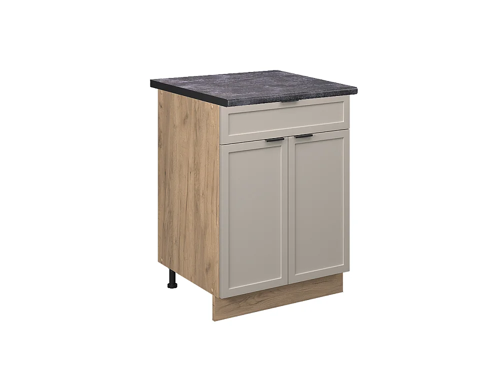 Meuble cuisine grisbeige 60x60x82 fame-line