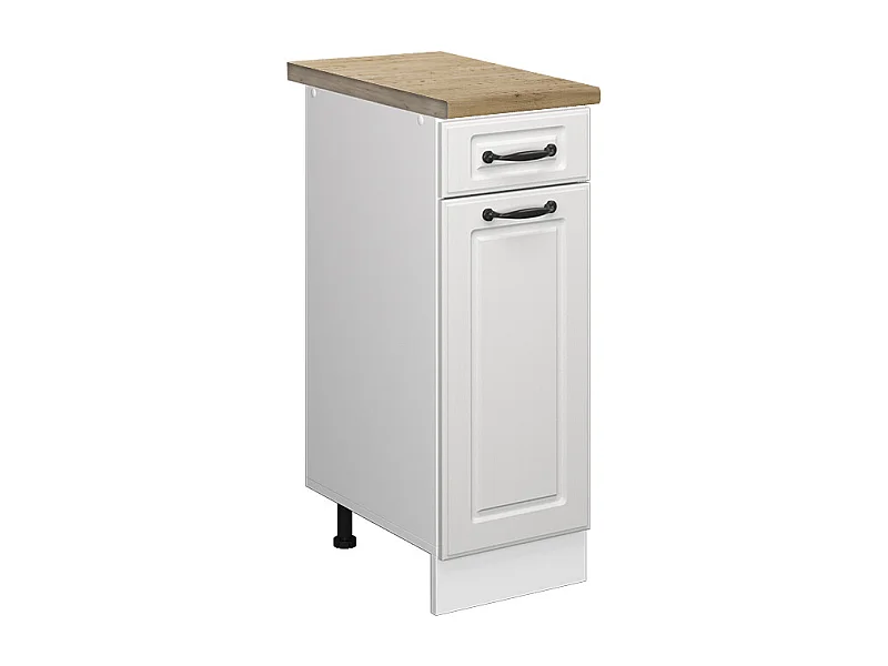 Mueble bajo de cocina blanco casa de campo 30x60x81.6 r-line