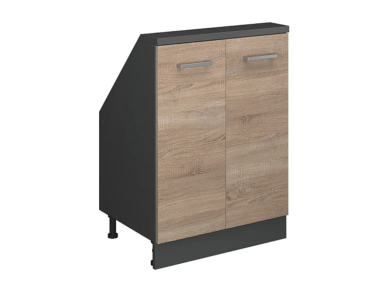 Küchenschrank für Dachschrägen sonoma 60x46x81.6 r-line