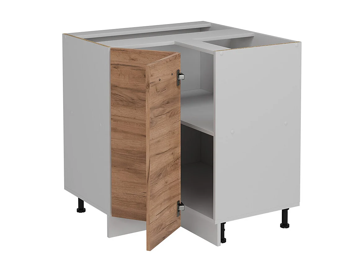 Mobile ad angolo cucina quercia dorata 75.6x46x81.6 r-line
