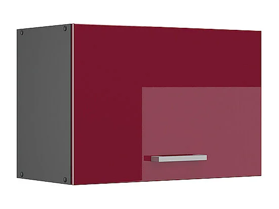 Armario colgante rojo de alto brillo 60x31x40 r-line