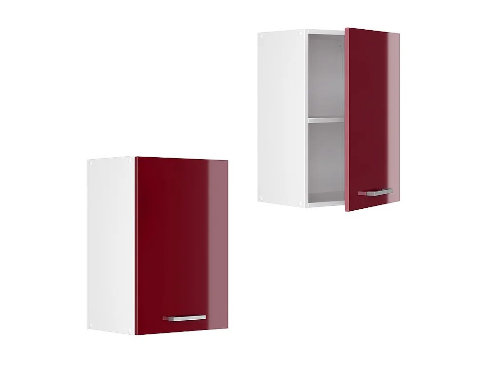 Wall cabinet red high gloss 40x31x60 r-line