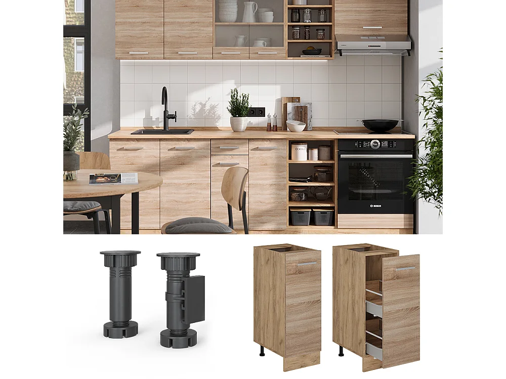 Apothekerschrank sonoma 30x60x81.6 r-line