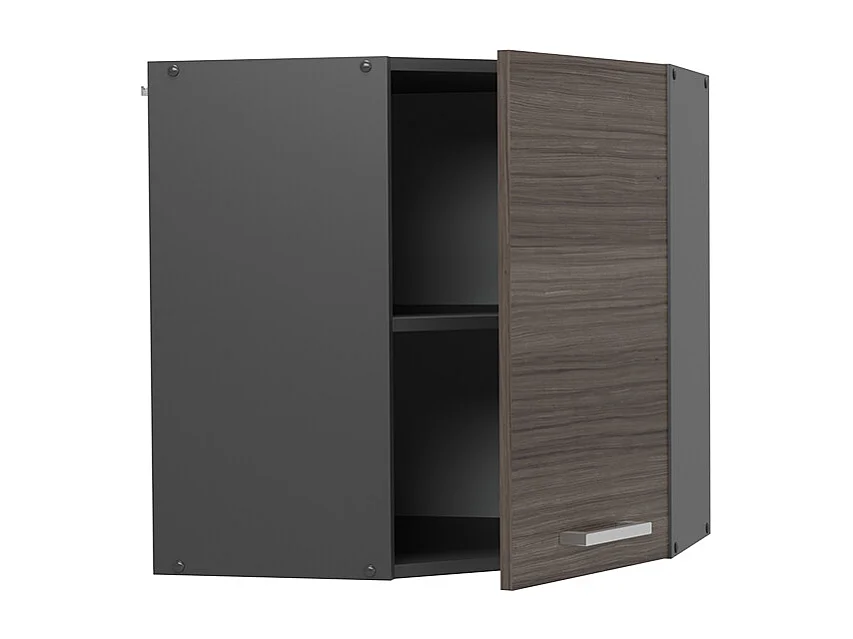 Armario colgante de esquina gris noble 57x34.1x60 r-line