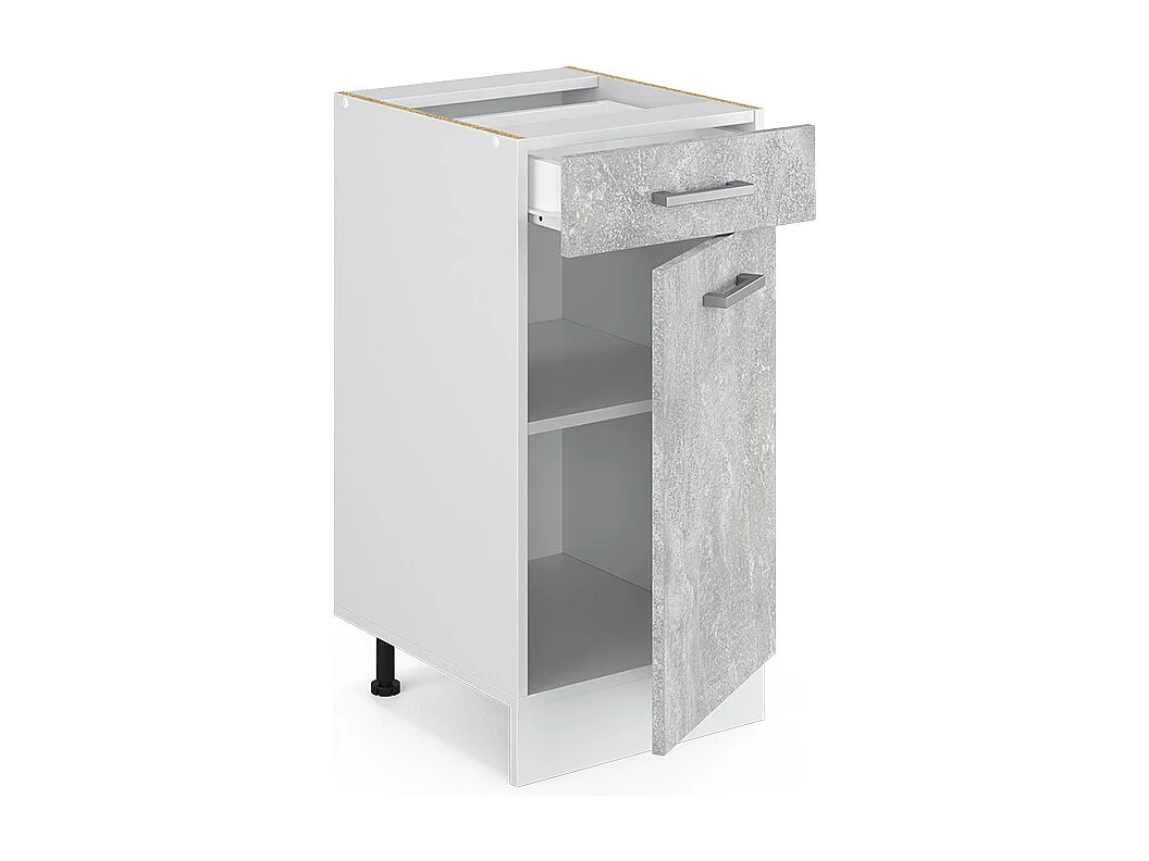 Mueble bajo de cocina hormigón 40x60x81.6 r-line