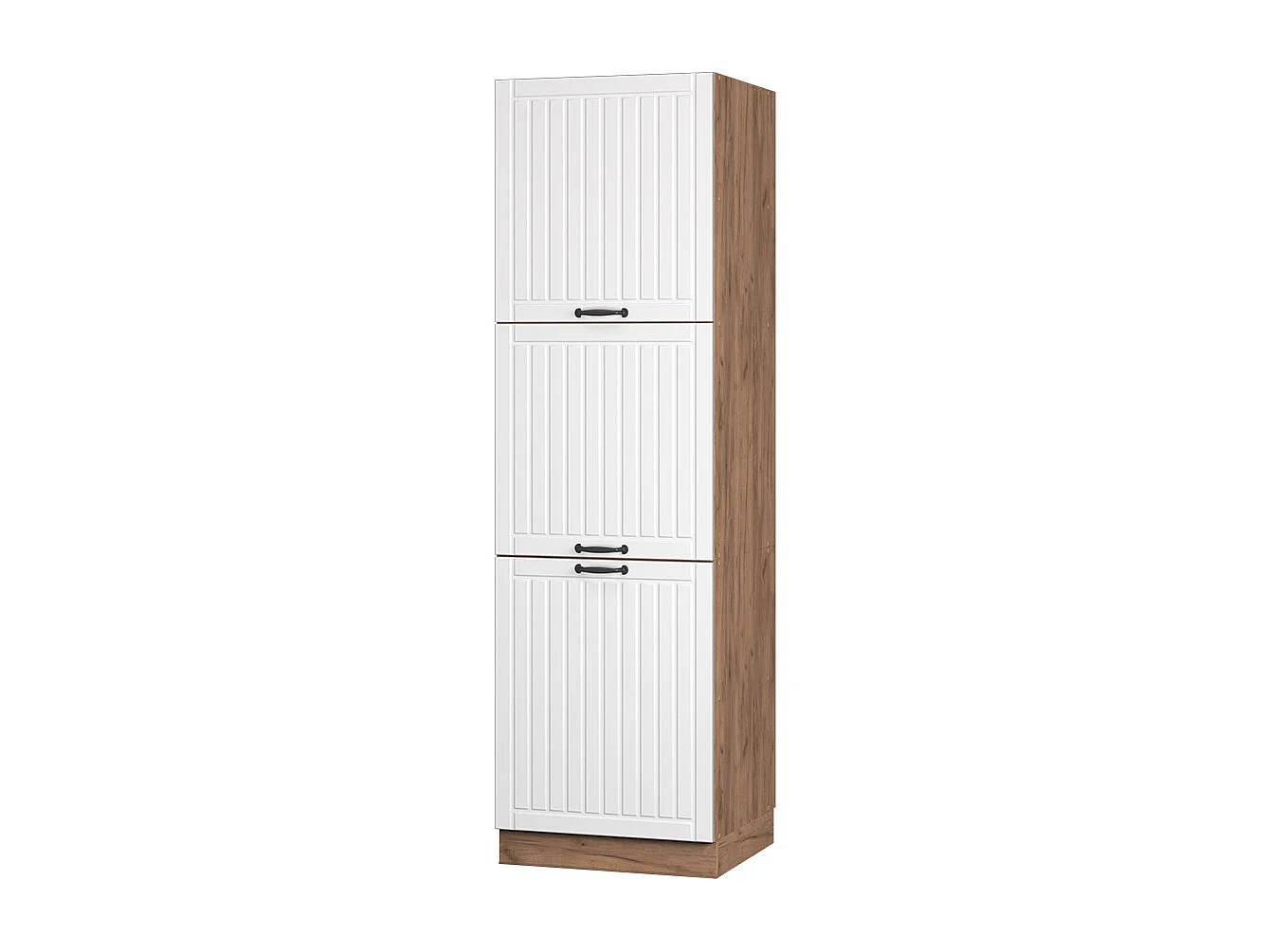 Meuble pour four blanc campagne 60x58x206.8 fame-line