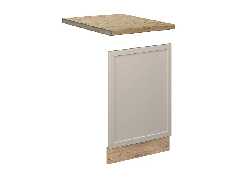 Façade grisbeige 45x1.6x67.4 fame-line