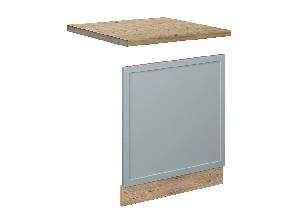 Façade bleu clair-gris 60x1.6x67.4 fame-line