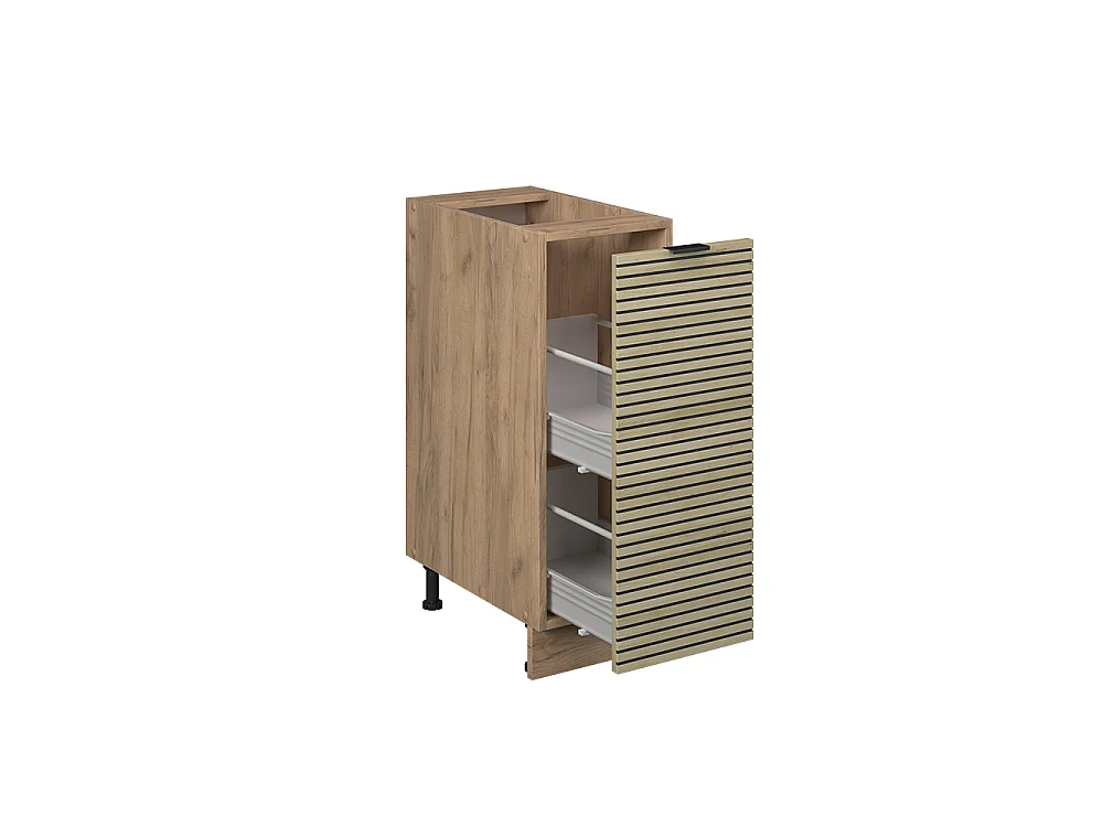 Armario de farmacia panel de roble 30x60x82 fame-line