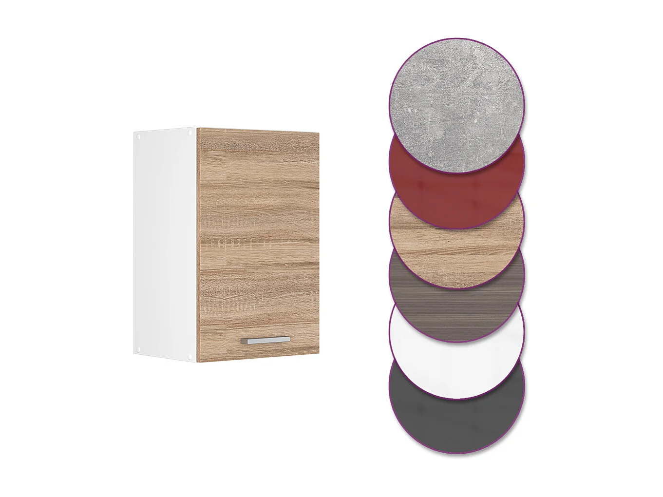 Armario colgante sonoma 40x31x60 r-line