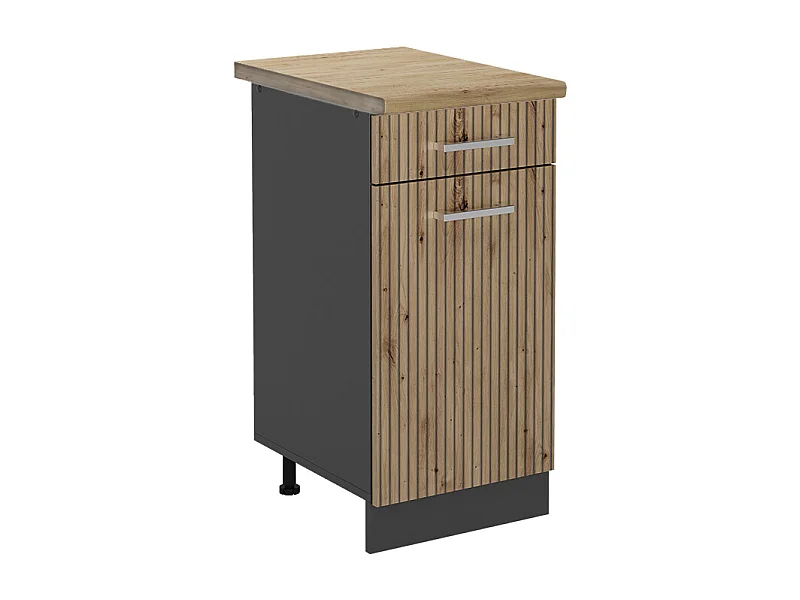 Szafka dolna do kuchni dąb rzemieślniczy 40x60x81.6 r-line