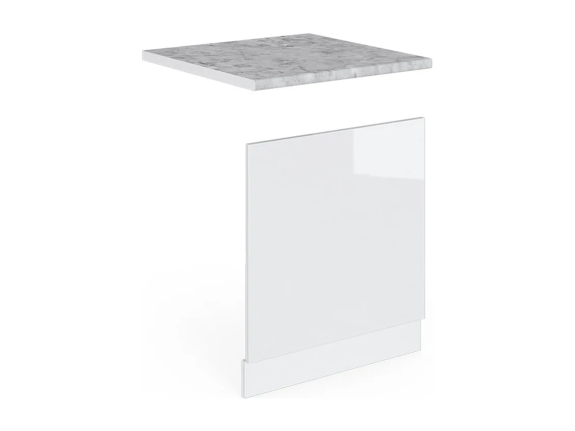 Pannello frontale bianco lucido 60x1.6x57.2 r-line