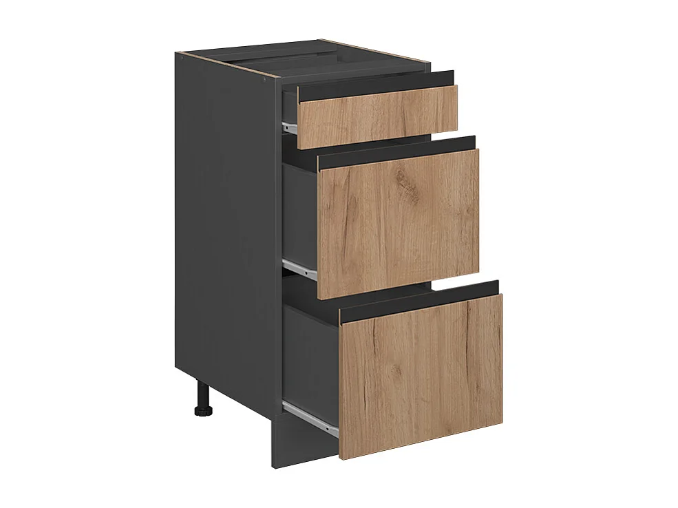 Meuble cuisine chêne de force doré 40x46x81.6 r-line