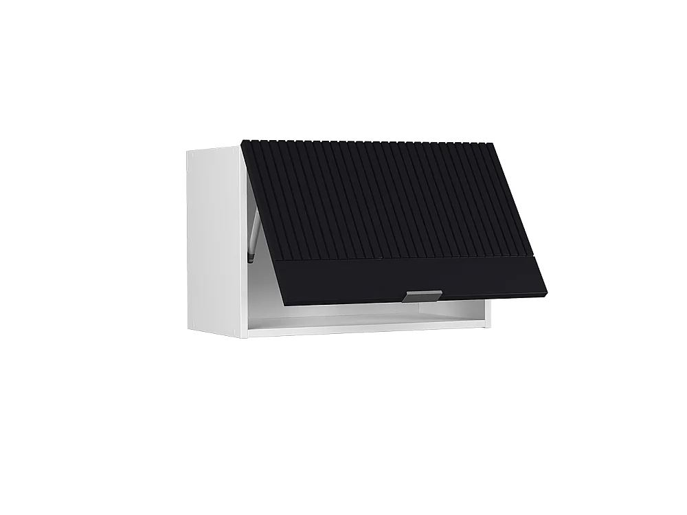 Wall cabinet black striped 60x34.1x40 fame-line