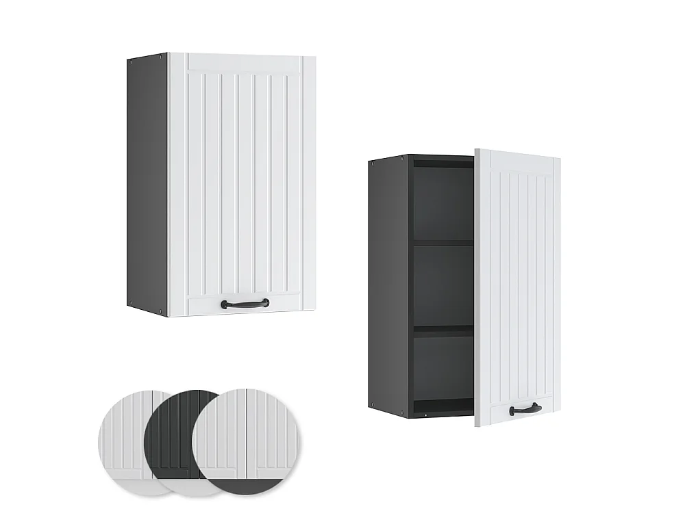 Wall cabinet white country house 45x34.1x72 fame-line