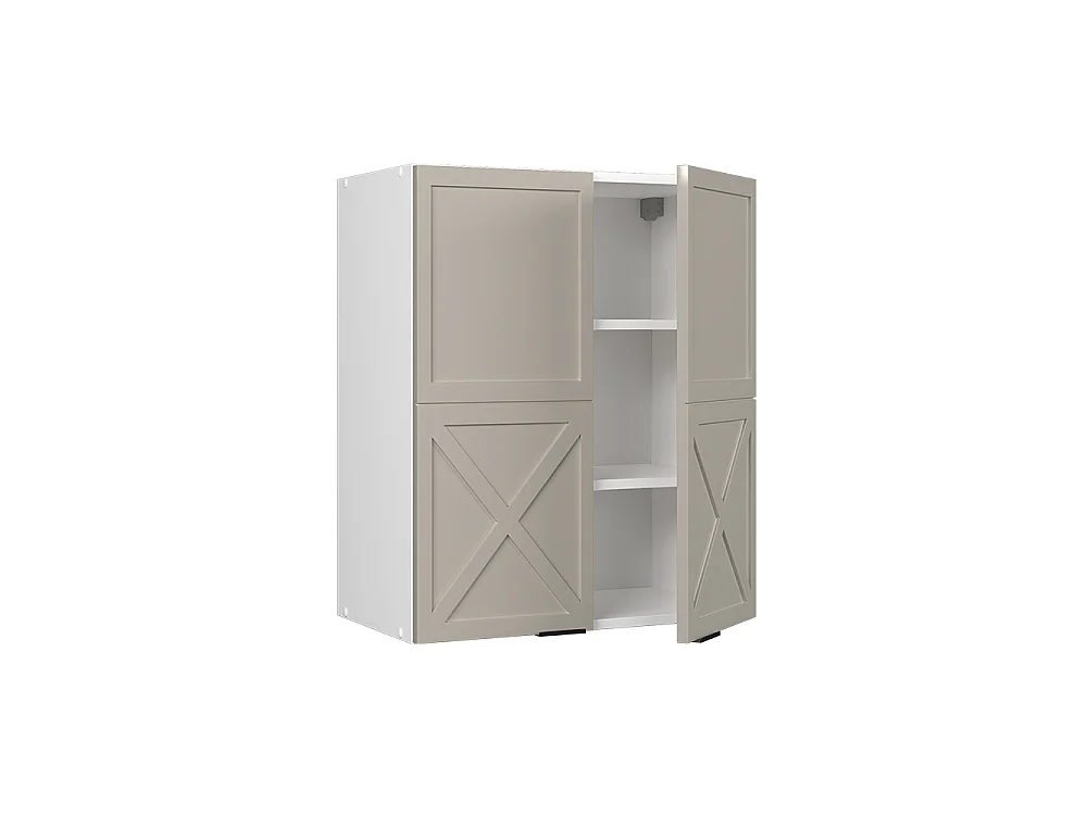 Elément haut de cuisine grisbeige 60x34.1x72 fame-line